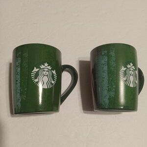 Starbucks Pair of Colorful 10 oz Coffee Mugs